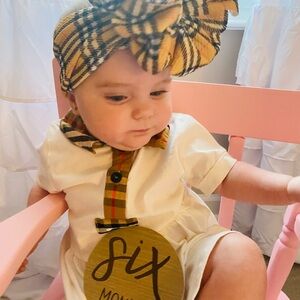 Plaid Bow Hair Accessory